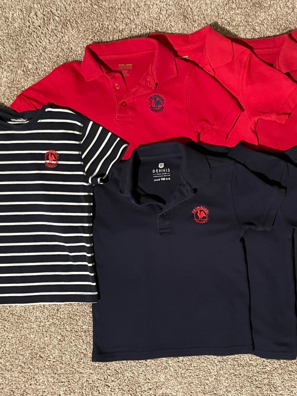 Primrose Dennis YXS (5-6) Shirt Lot of 11 Used